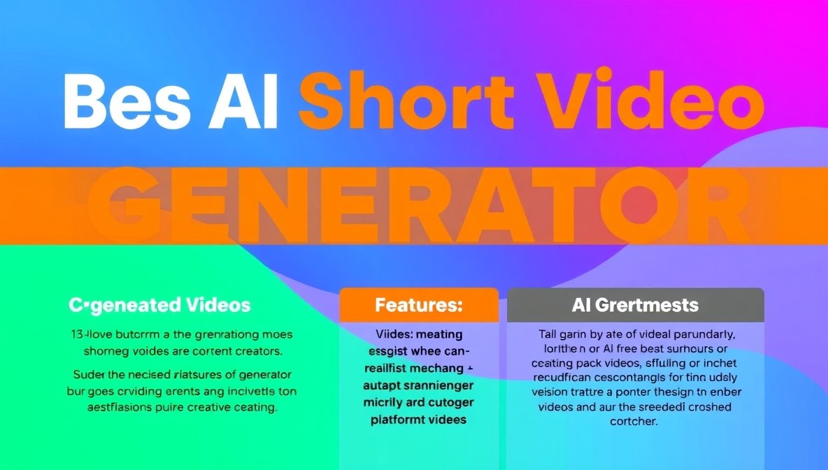 Best AI Short Video Generator Platforms for Marketers and Content Creators